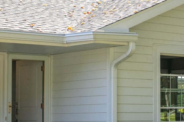 gutters on house