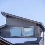 Exterior of a house under blue sky